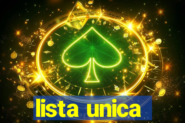 lista unica